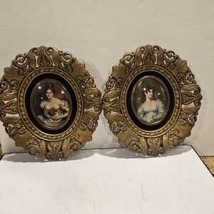 Vintage Cameo Creation Portraits By Sir Thomas Laurence Set Of 2